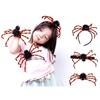 Eerie Spiders Themed Snap Wristband Hairband Pin Set Durable Polyester Halloween Party Supplies