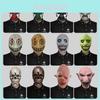 Terrifying Red Demon Face Mask For Halloween Parties With Creepy Design And Latex Material