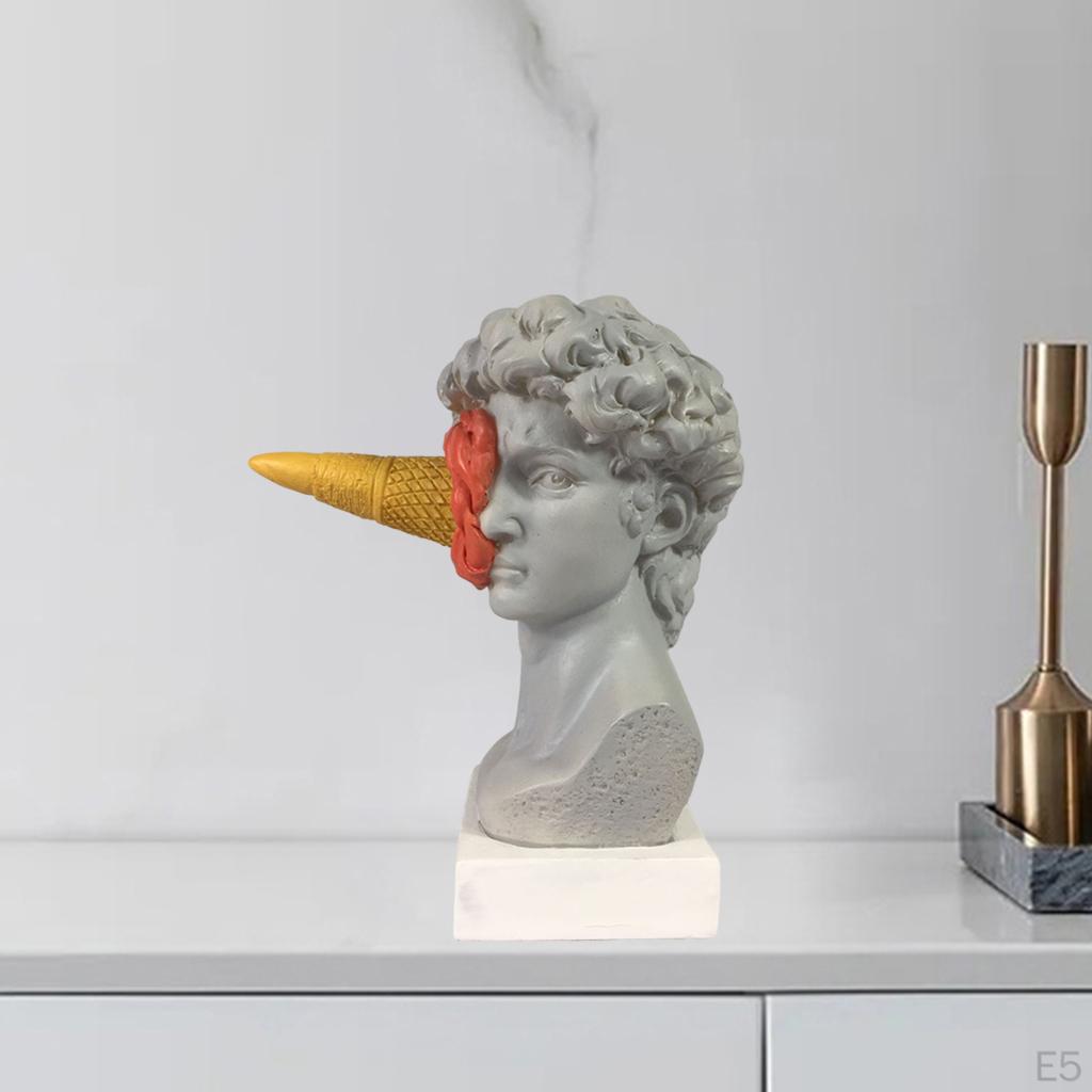 6.3 Inch Classic Resin Bust of Sculpture Statue Figurine for Home Decor