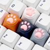 Silicone CatPaw Keycaps Quiet Typing Comfortable Soft Touch AntiSlip Caps for Gaming and Office Keyboards