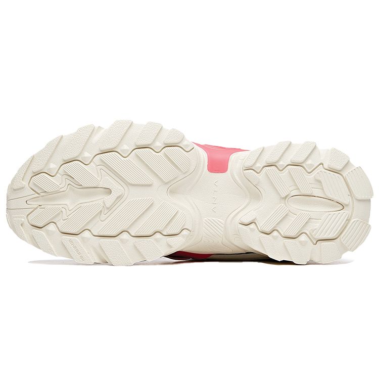 Anta Outdoor Series Low-Top Sports Shoes Women Sneakers White Black Pink 122016601-4