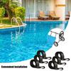 Pool Solar Cover Reel Strap Solar Cover Reel Fastening Set Strong Grip Ground Swimming Blanket Straps Fastener For Adults
