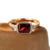 Lady Ring Vintage Court Square Diamond Classic Dinner Ring Ring
