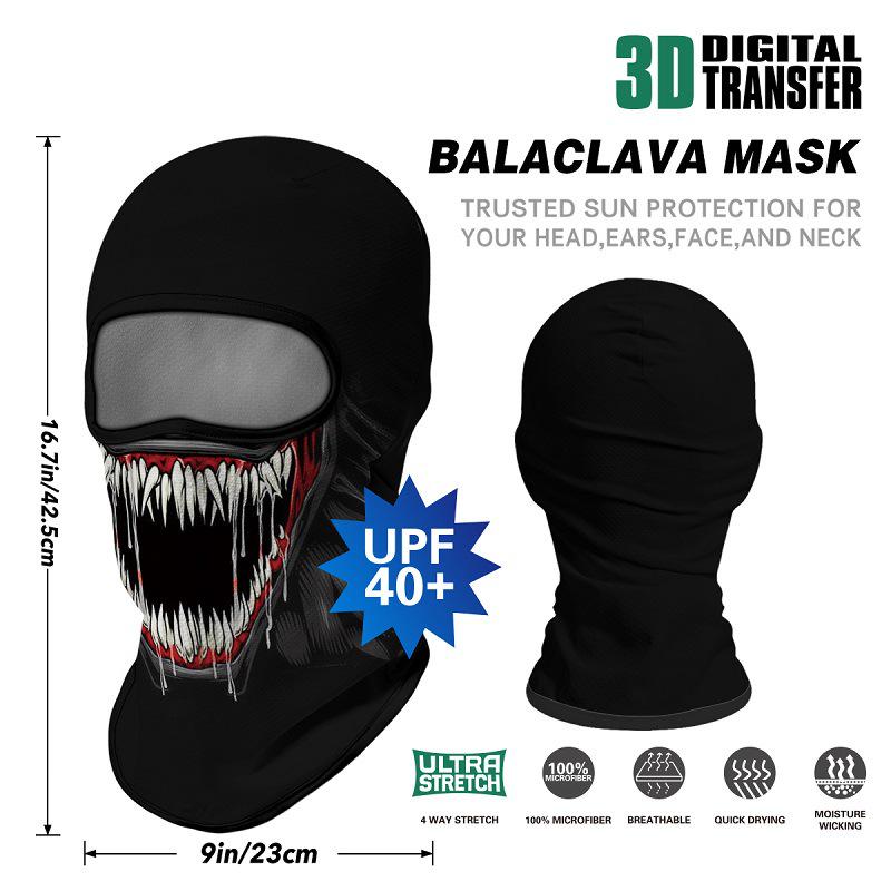 Harley Retro Motorcycle Sun Protection Mask & Summer Neck Gaiter Joker Headwear