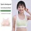 Girls' Seamless Sports Bra: Puberty Support, Anti-Hunchback, Shock Absorption, and Armpit Fat Shaping.