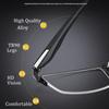 Single Light Reading Glasses Men's Half Frame Business Glasses Fashion Decorative Glasses