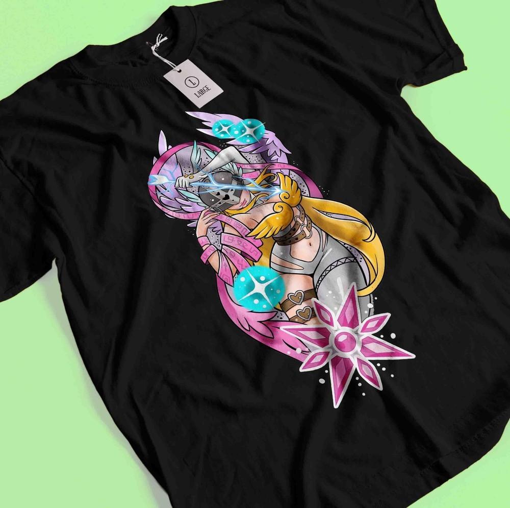 

Винтажная специальная футболка с аниме-любовью, японская футболка, футболка с аниме, футболка в подарок манга L