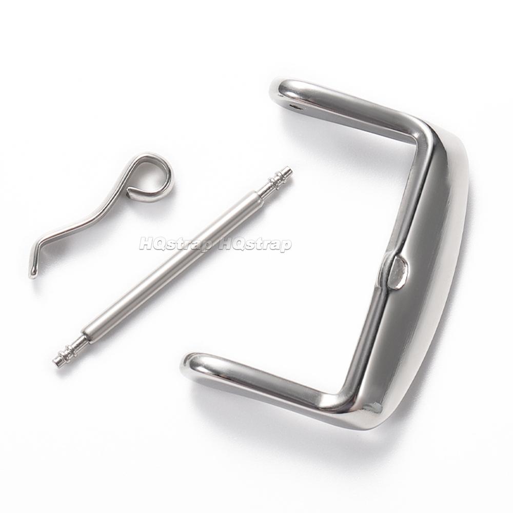 Fibbia in Acciaio Inossidabile per Cinturino in Pelle 12mm 14mm 16mm 18mm 20mm 22mm 24mm Bottone Metallico Chiusura a Perno Accessori per Orologi
