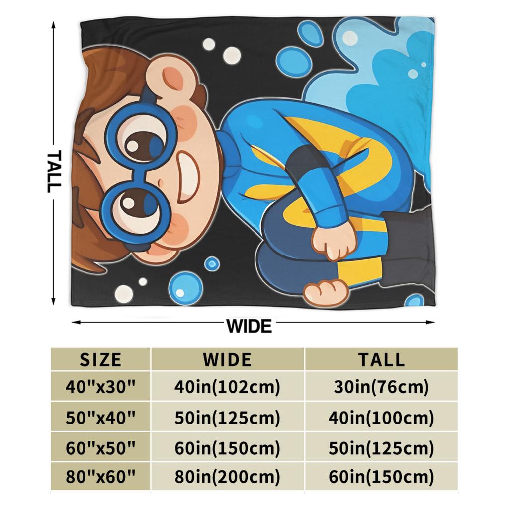 Dispatch Game Cute Water Boy Blankets Quality Warm Soft Throw Blanket Winter Kids Adult Outdoor Pattern Bedspread
