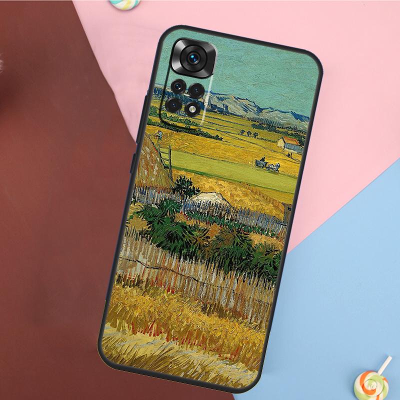 Van Gogh Oil Painting Cover For Xiaomi Redmi Note 14 13 12 9 10 11 Pro 9S 10S 11S 12S Redmi 14C 10C 12C 13C Case
