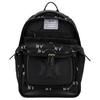 New MLB Artificial Leather Backpack Small Unisex Black 7ABKMC25N-50BKS