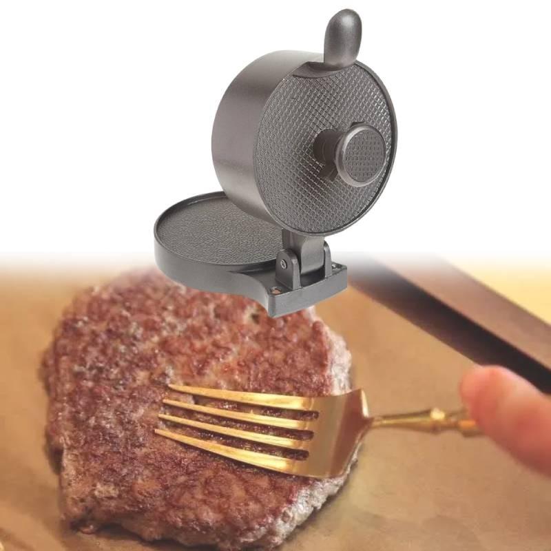 Універсальний ручний прес для бургерів Малий алюмінієвий сплав Регульований інструмент для формування м'яса Для вишуканих котлет