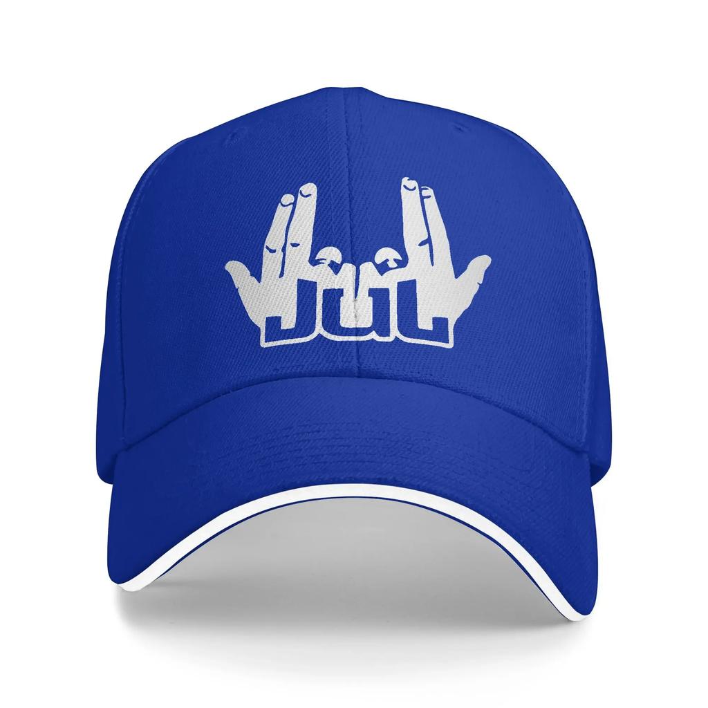 Jul Sign Rapper Logo Baseball Cap Hip Hop JUL Sandwich Caps Unisex Breathable Sun Cap Running Golf