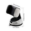 Diamond Cell Phone Holder for Car Sucker Air Outlet Mobile Phone Holder Rotate Freely Auto Interior Accessories for Girl Women