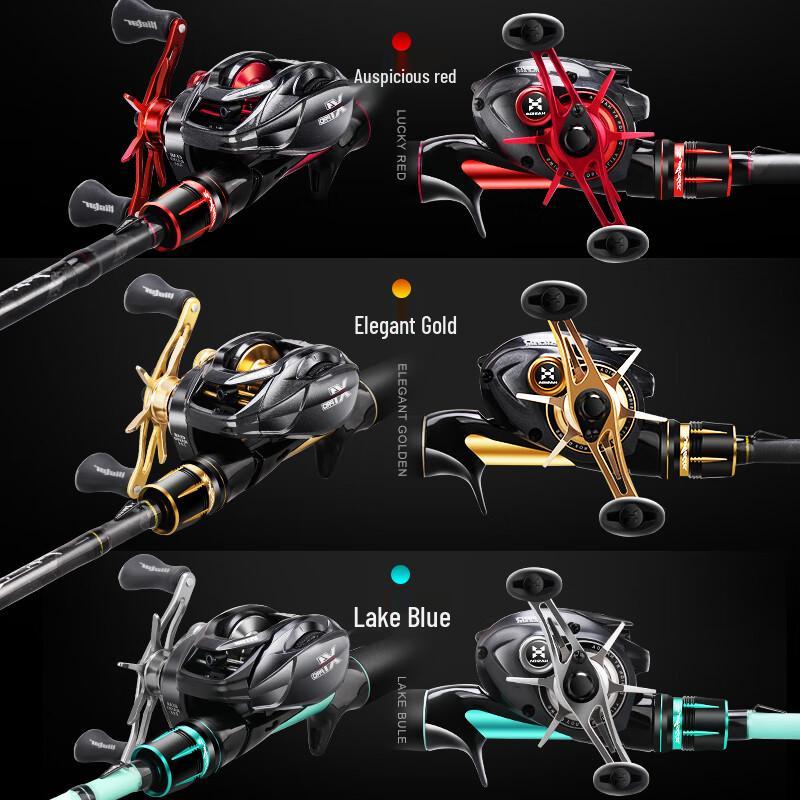 HISTAR Mussa Classic Baitcasting Rod and Reel Combo