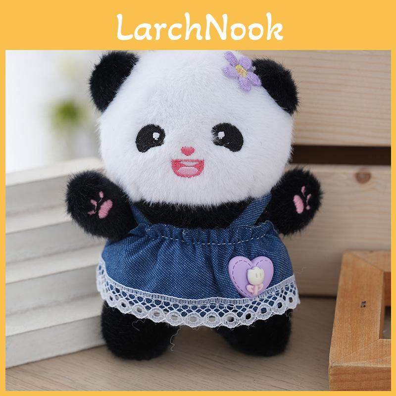 Cute Panda Stuffed Doll With Soft Plush Material For Bag Decoration And Gifting
