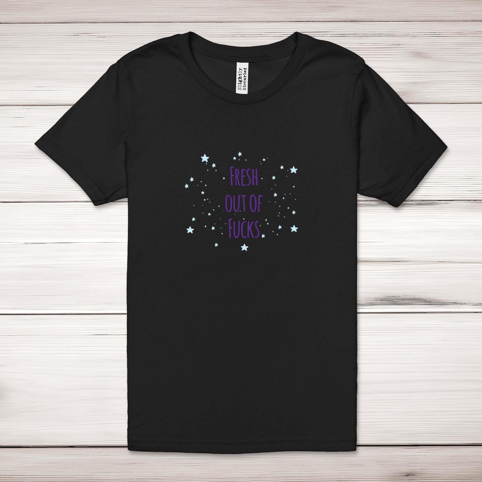 Fresh Out Of F*cks Adult T-Shirt S разноцветный