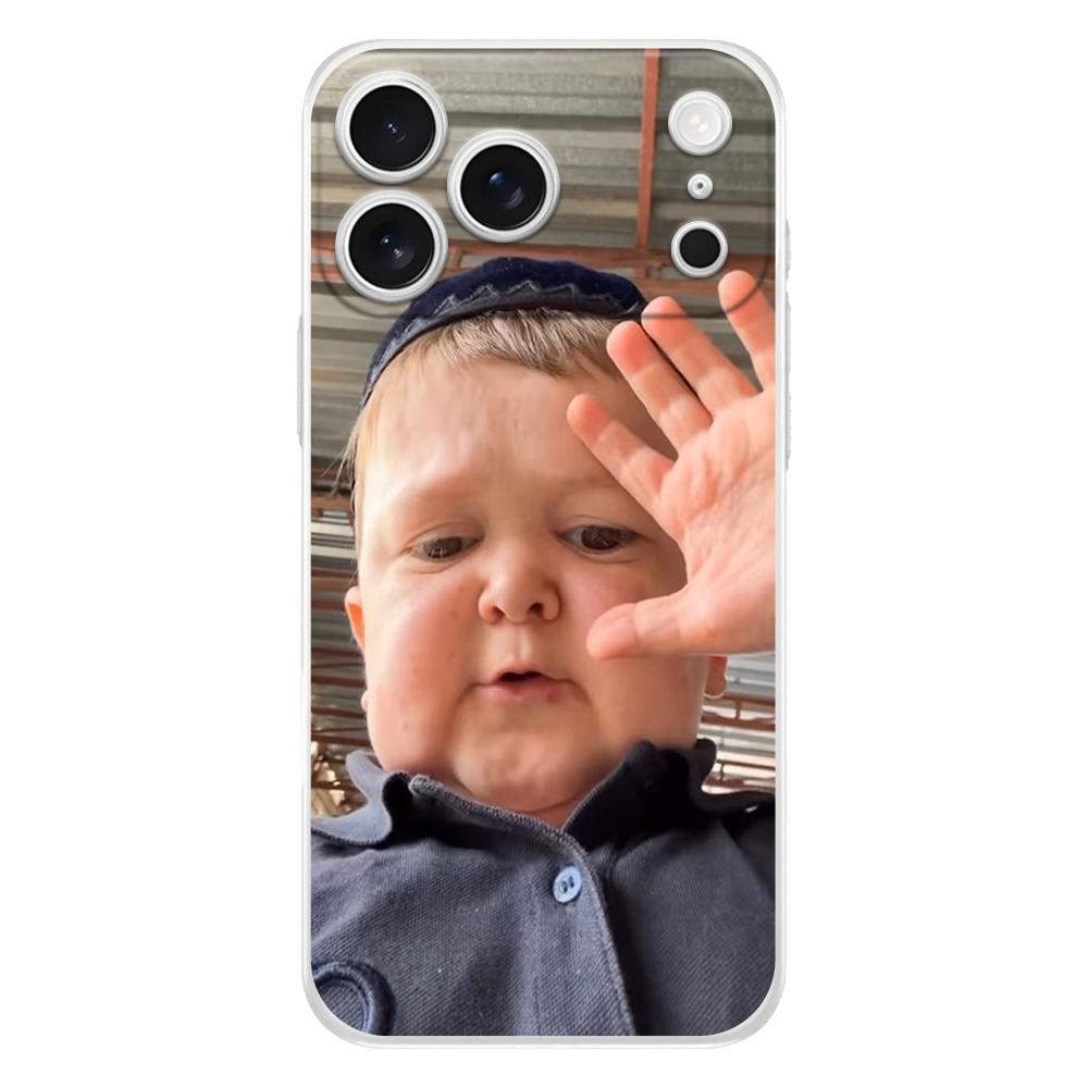 Soft Clear Phone Case For iPhone 17 Air 16E 16 11 15 14 Pro MAX 12 13 7 8 Plus SE Easter Cover Protection Funny Babaite Hasbulla