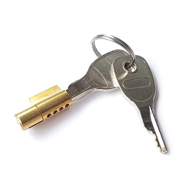 Key Security Lock Copper Construction Theft Proof Suitable For Trailer Trucks Watercrafts Heavy Duty Weatherproof Design