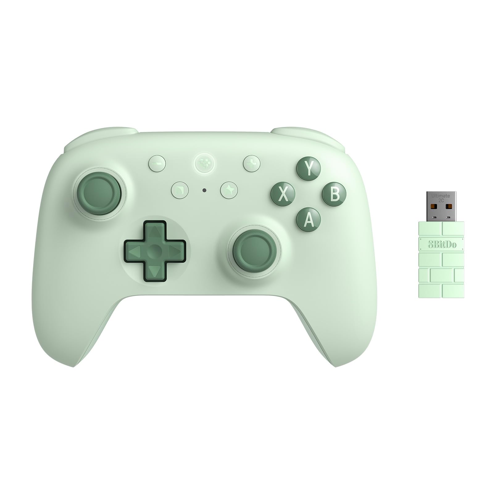 

8BitDo Ultimate 2C Wireless Controller for Windows PC and 1000Hz Polling Hall Effect Joystick and Hall with Remappable Bumpers Android, Rate,