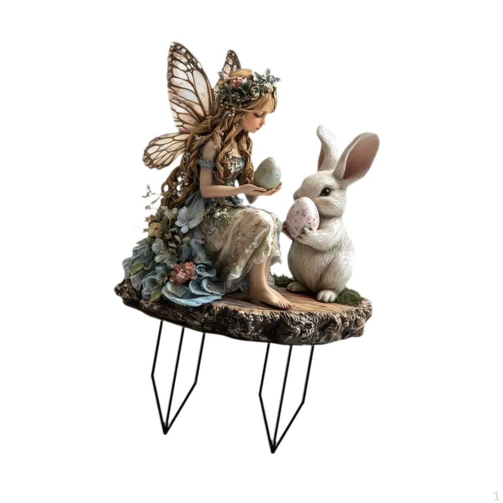 Acrylic Bunny Sculpture for Yard And Garden Display