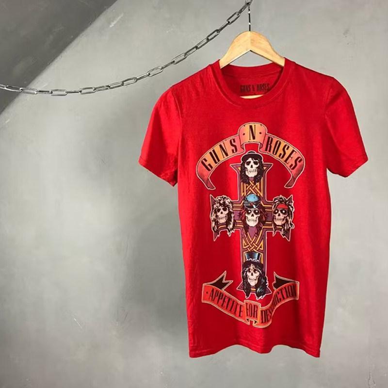 80s Guns N RosesGuns N RosesGuns N Roses Casual TShirt MenWomen Luxury Band Brand Top