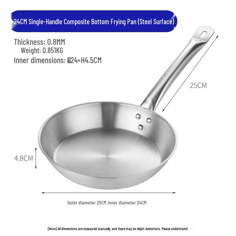 LIEI Stainless Steel Non-stick Frying Pan