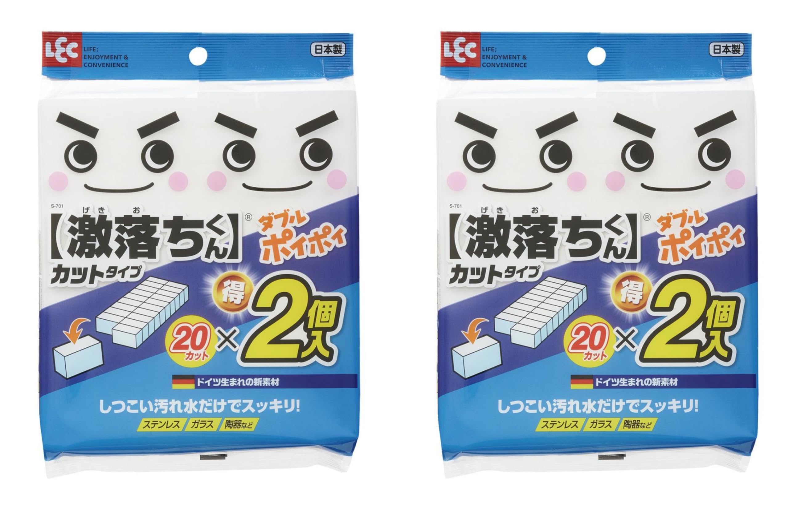 

от LEC Gekiochi Double Poipoi [Набор 2] (Меламиновая губка)