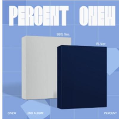 ONEW - SHINee 2nd - PERCENT (Photobook Ver.) - Release Date  2025.07.15
