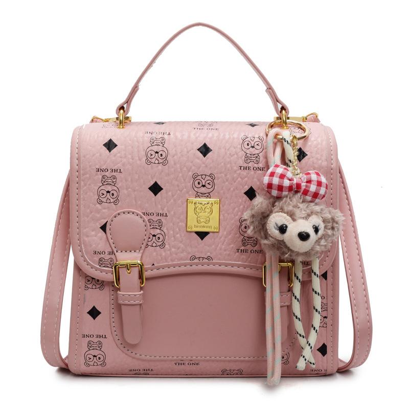 

Сегодняшний популярный нишевый женский рюкзак новый универсальный рюкзак дорожная сумка No pendant розовый