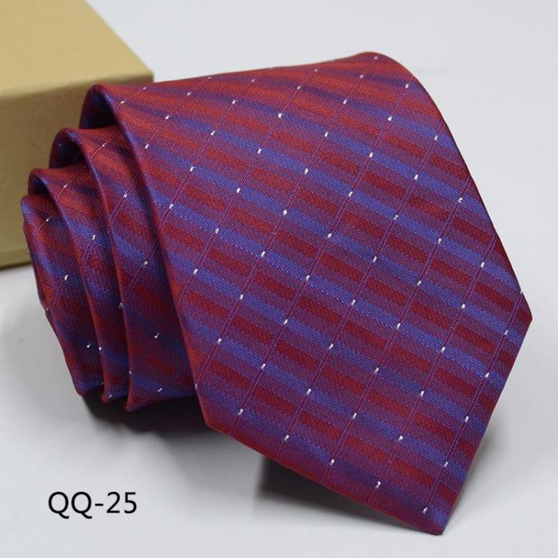 Men'S Dress Business Casual Professional Groom Wedding Best Man Striped Jacquard Fine Gentleman Men'S Premium Tie