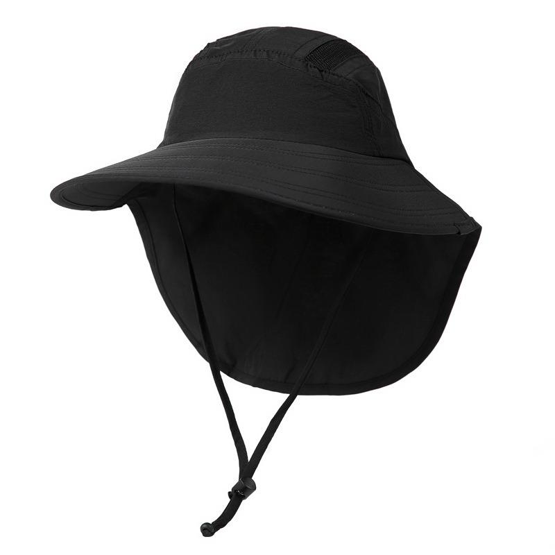 

Sunscreen hat men s summer mountaineering face cover bucket hat sun hat UV protection outdoor fishing sun hat M（56-58cm）