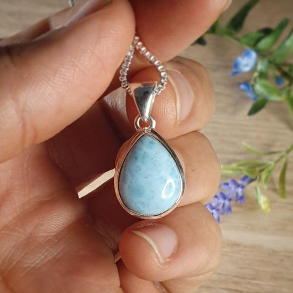 

Подлинный чешский ларимар, необработанный драгоценный камень, стерлинговое серебро 925 пробы, кулон ручной работы, эффектный женский кулон, подарок для нее. синий