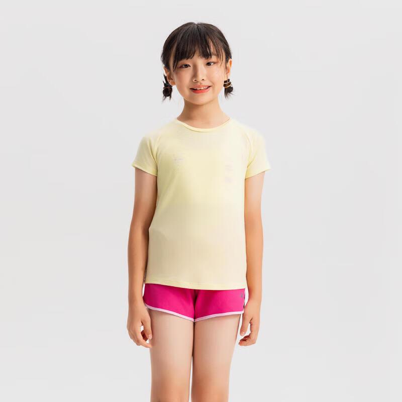 Decathlon Girls  Quick-Dry Breathable Short Sleeve T-shirt 125
