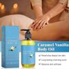 Body Oil Caramel Vanilla, 100ml Scented Moisturizing Fragrance Body Oil for All Skin Types