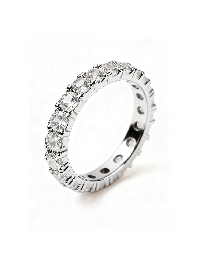 Luxurious European and American Trendy Full Diamond Ring for Women - Super Shiny Index Finger Jewelry