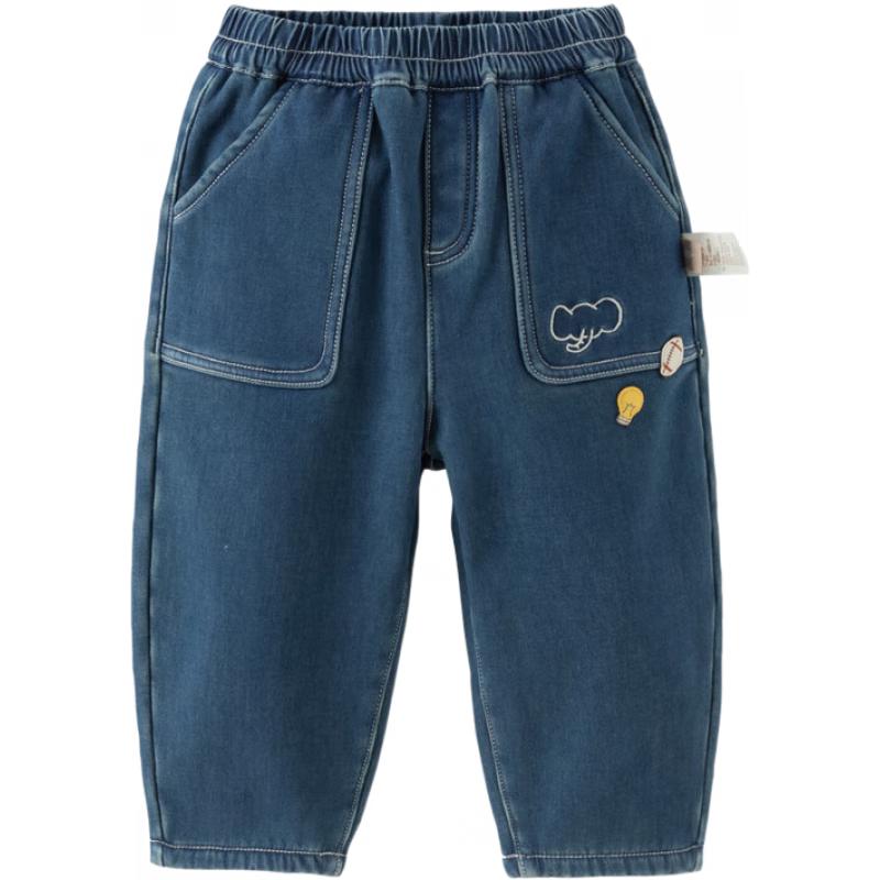 

David Bella Boys Fleece-Lined Denim Jeans 80 cm