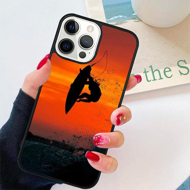 Surfer Surf Hang Loose Shaka Phone Case Cover For iPhone 17 Air 15 16e 14 13 11 12 Pro Max Max Plus Back Coque shell