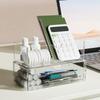 Transparent Cosmetic Storage Box Makeup Organizer Cotton Swab Cotton Pad Storage Box Desktop Acrylic Organizer