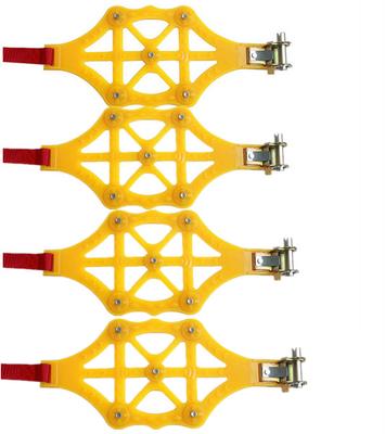 4 Piezas Cadenas de Neumáticos de Emergencia Universales de Acero al Manganeso para Tendón de Res, Cadenas para Nieve, Cinturón Antideslizante Para Coche