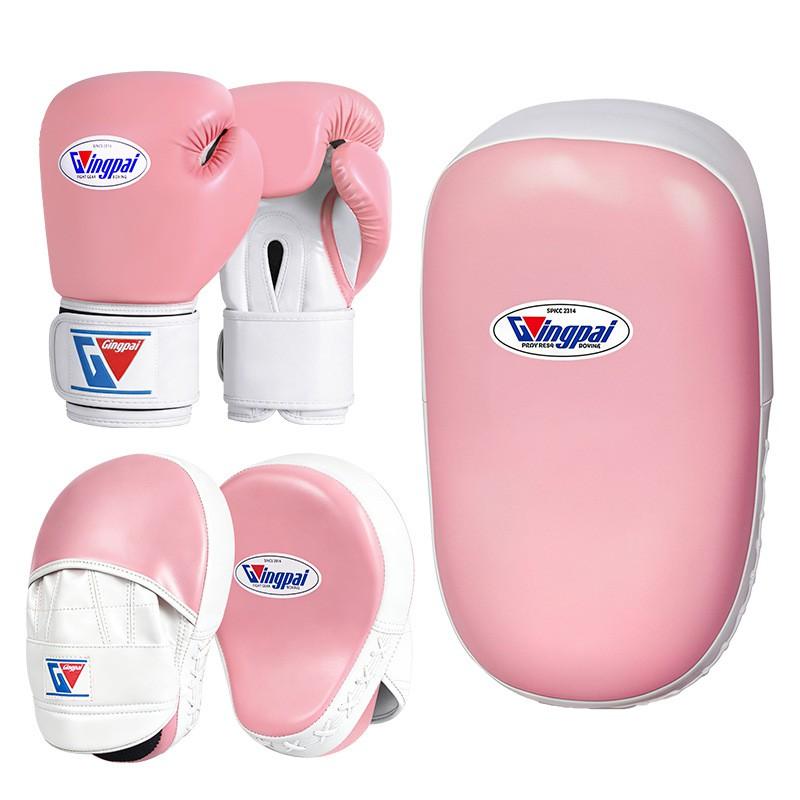 Kids Adult Boxing Gloves Set With Hand Targets Foot Target Training Muay Thai Kickboxing Home Gym