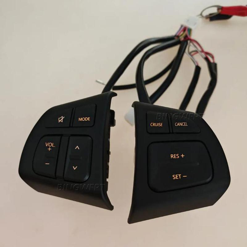 Black Steering Wheel Cruise Control Switch Volume Mute Button For Suzuki Vitara 2016 2017 2018