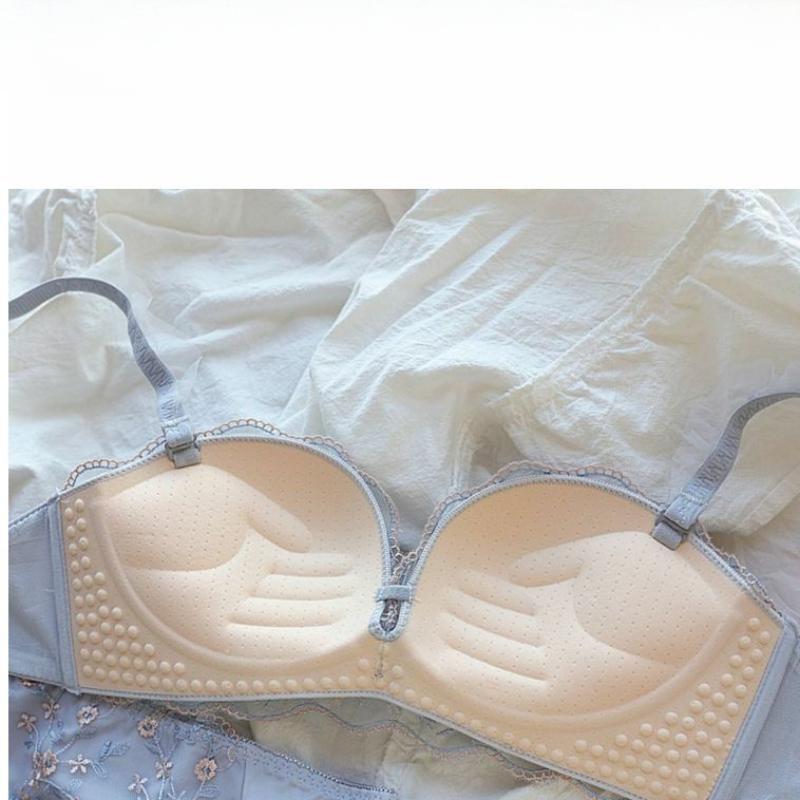 Black Push Up Bras For Women Wireless Floral Underwear Sexy Lace Lady Bras Girls Inner Tops Bras