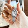 Watch Women'S Daily Commute Retro Square Small Dial Simple Temperament Versatile Exquisite Fashion Women'S Quartz Watch