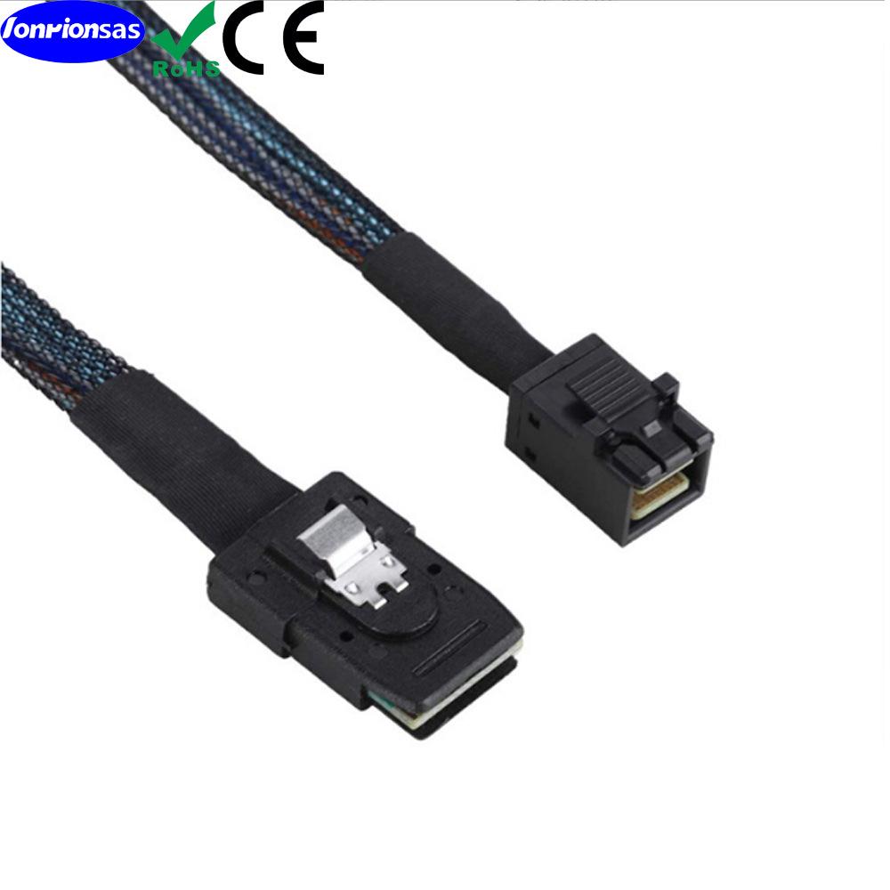 MiniSAS HD SFF-8087 To SFF-8643 12G High-Speed Internal Server Cable
