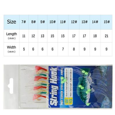 Rigs Bait Hering Hooks Bait Baits Feather Fishing Fittings Lures Rigs Sea