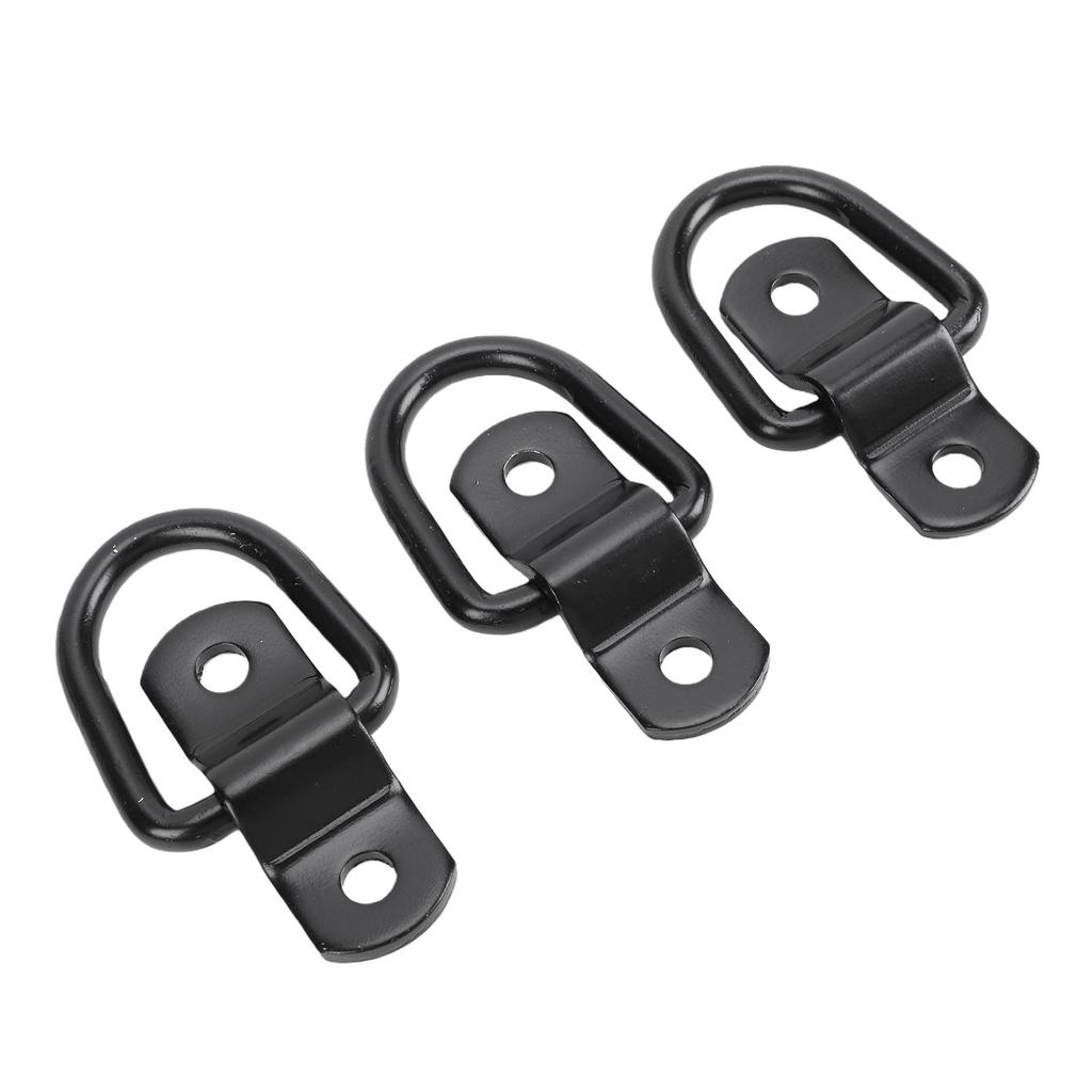 24PCS D Rings Tie Down Anchors Hooks 2400 Lbs Load Bearing Heavy Duty 1 4in Trailer Anchor Lashing Rings for Truck Bed