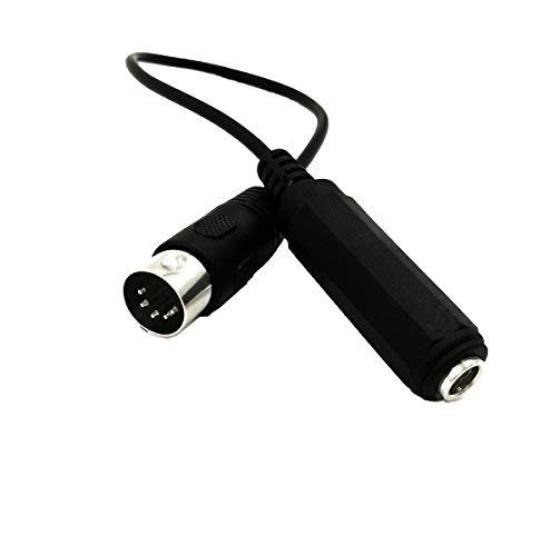 SinLoon 30cm MIDI DIN Male To Monopris TRS Stereo Audio Cable for MIDI Electric MIDI DIN Cable, 5-Pin 6.35mm (1/4") Keyboards, Synthesizers, Organs,