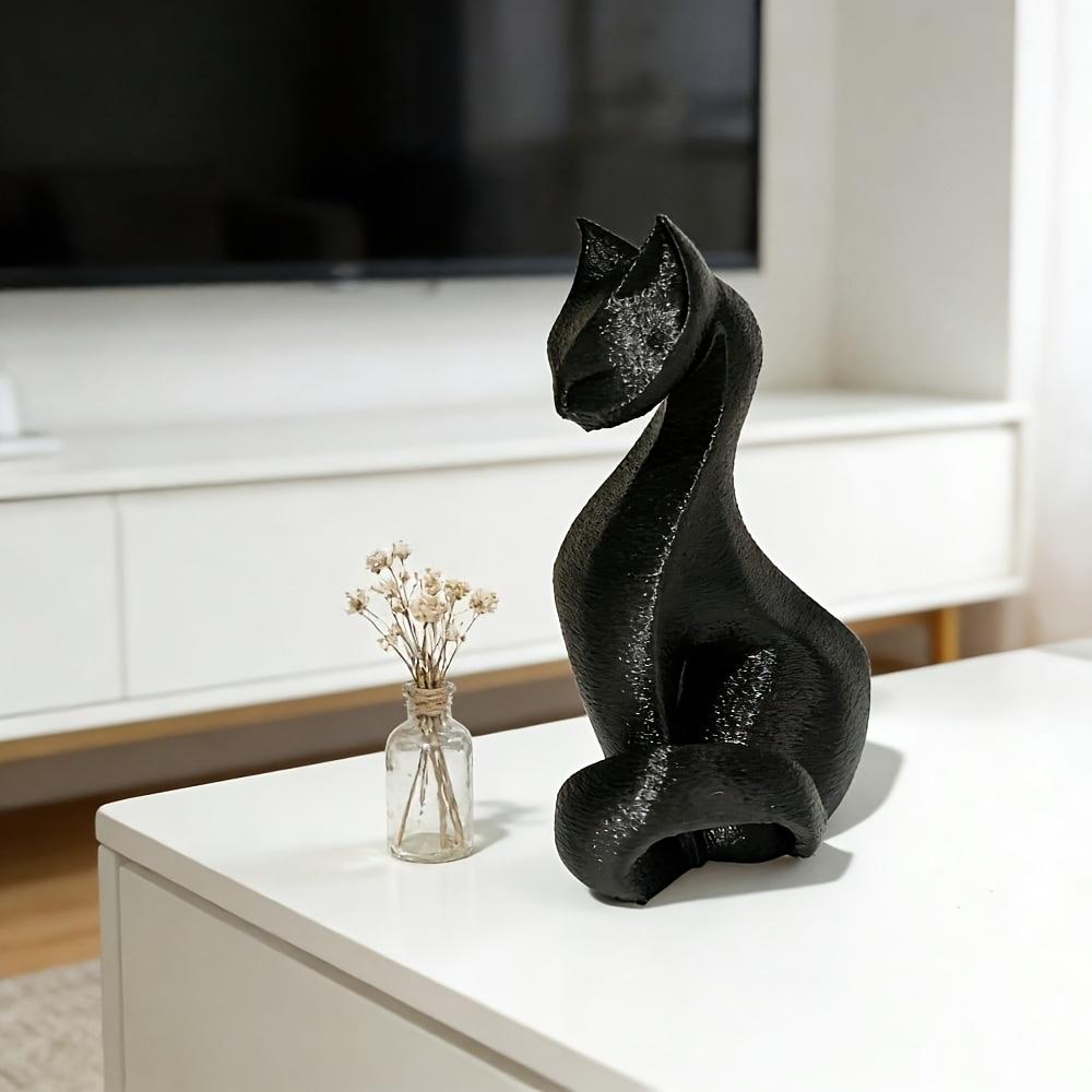 

Abstract Cat Statue, Suitable for Desktop Sculpture, Bookshelf Decoration, Suitable for Holiday Gift Giving, Pet Enthusiast Gift