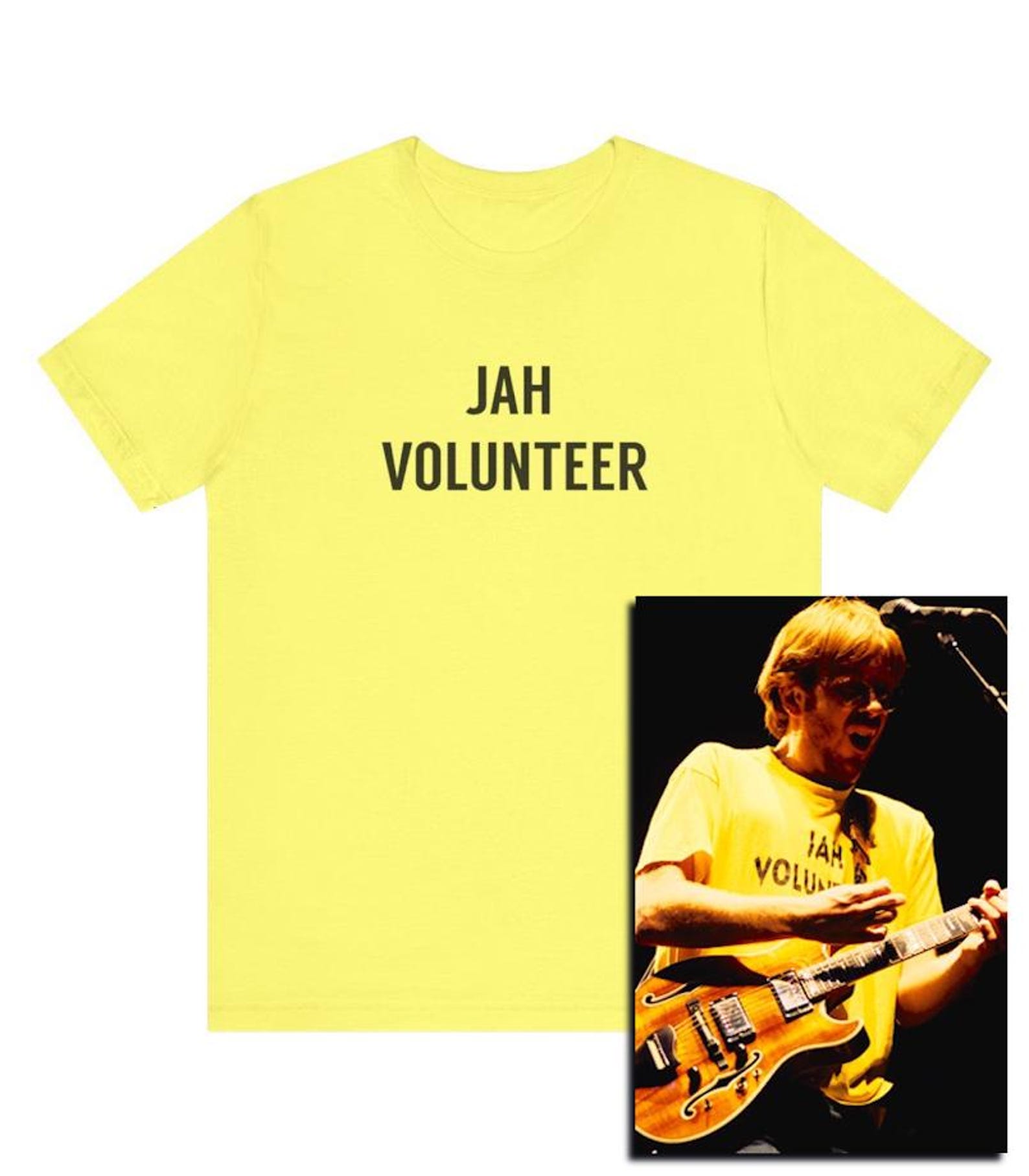 Jah Volunteer T-Shirt, Classic Rock, Bouncing Around, Farm House, Maine, Trey, Jam Band, 90s, Shirt, Rasta Apparel, Spiritual Clothing 3XL